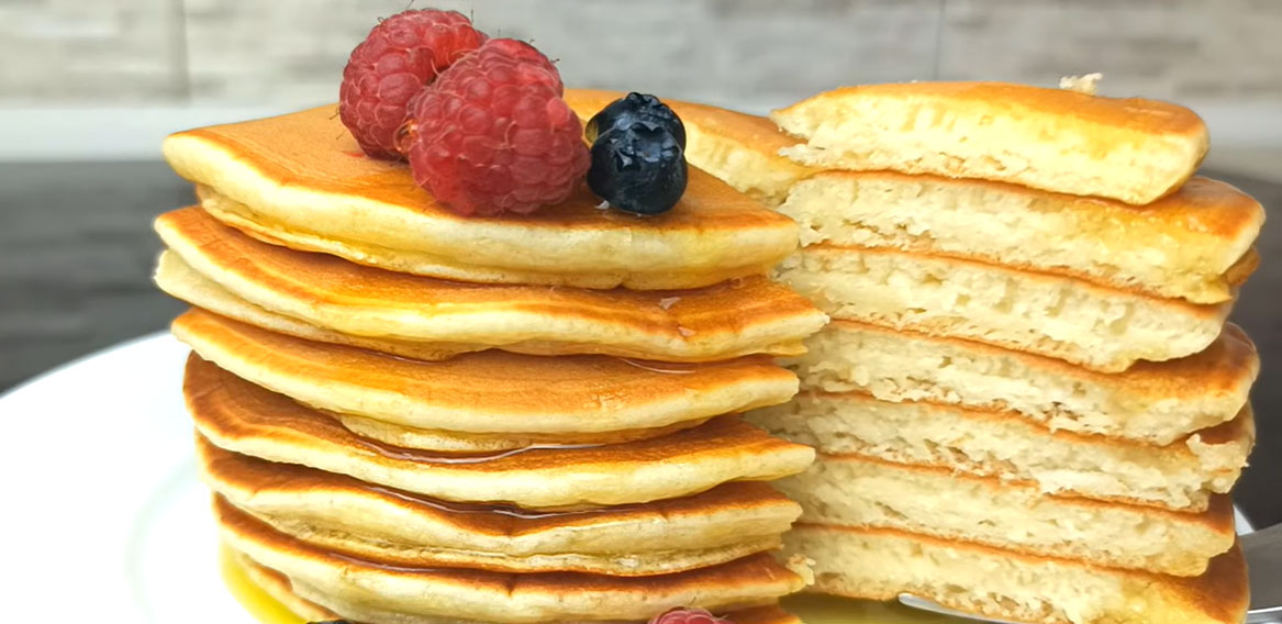 Recepta de creps de llet agra amb fotos